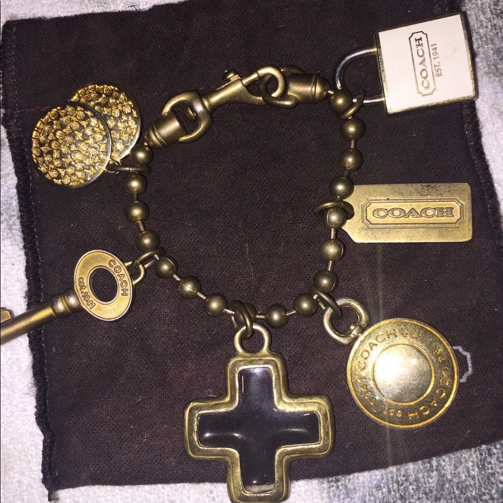 Vintage Coach Charm Bracelet